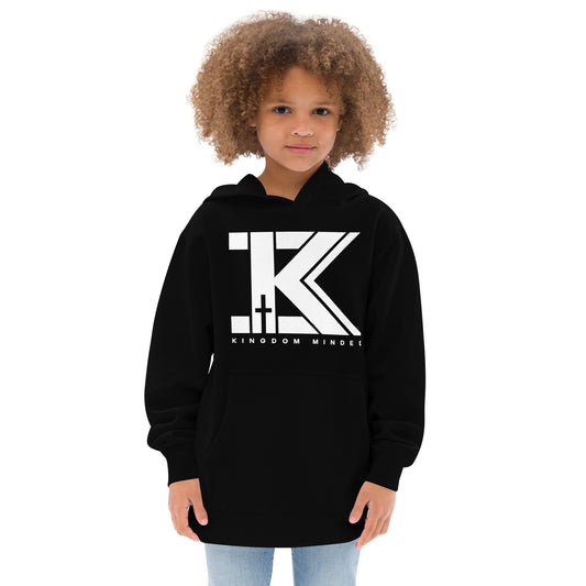 Kids KM Logo fleece hoodie